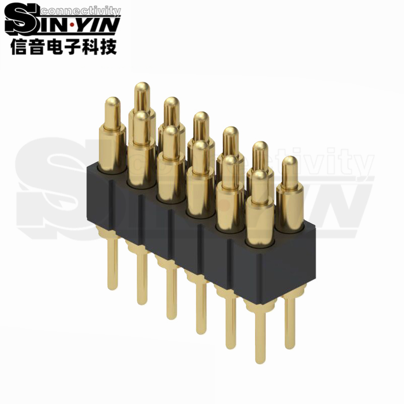 POGOPIN-双排连接器-12PIN