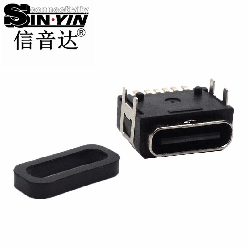 TYPE-C 6PIN防水