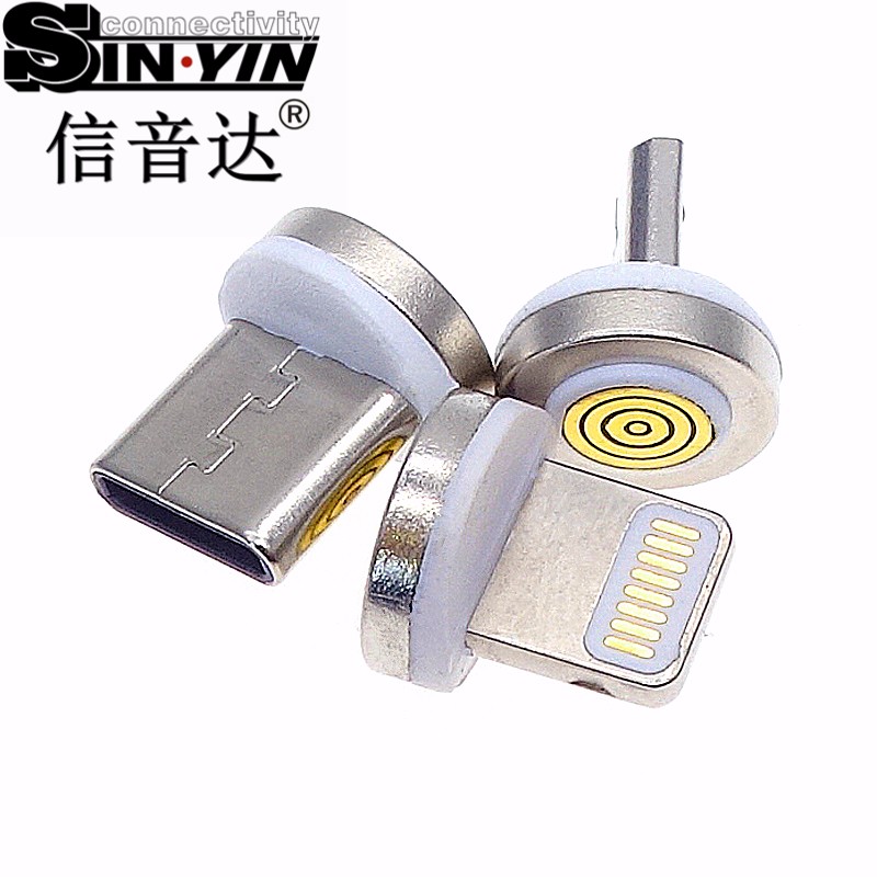 磁吸TYPEC苹果MICRO多点