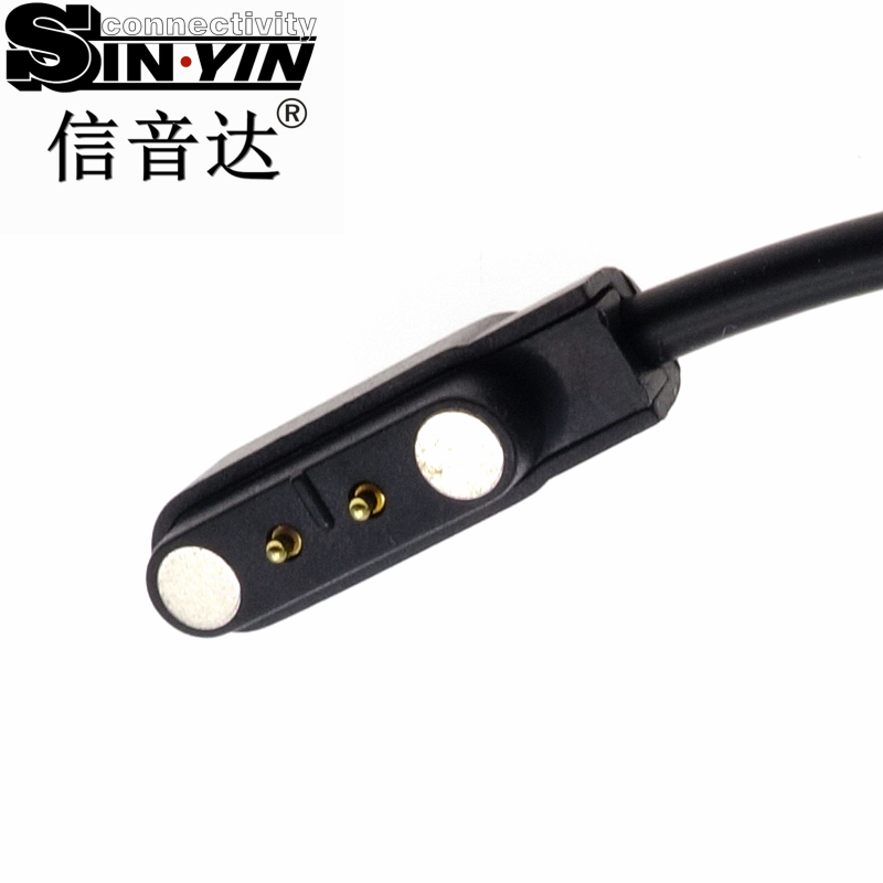 磁吸2p转USB线 黑色